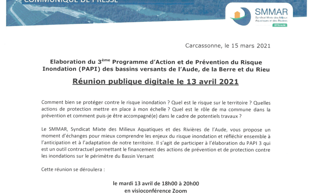 Elaboration PAPI 3 – 13 avril 2021